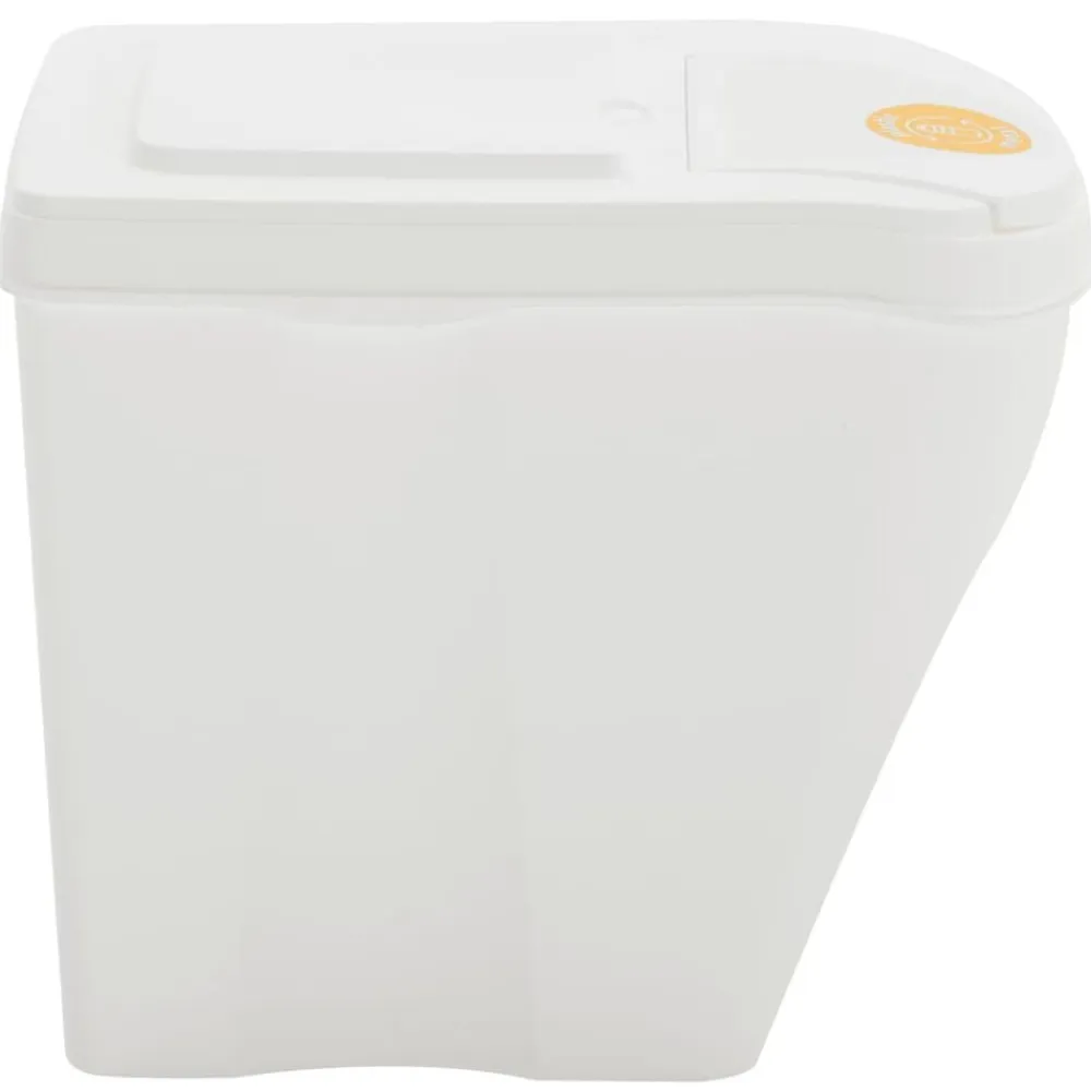 vidaXL Cubos de basura apilables 4 uds polipropileno 100 L Blanco Best