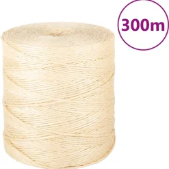 vidaXL Cuerda 100% sisal 2 mm 300 m Best