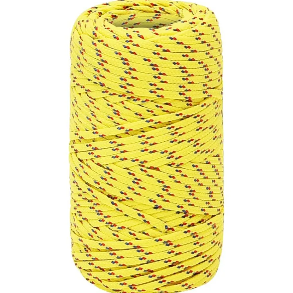 vidaXL Cuerda de barco polipropileno 2 mm 25 m Amarillo