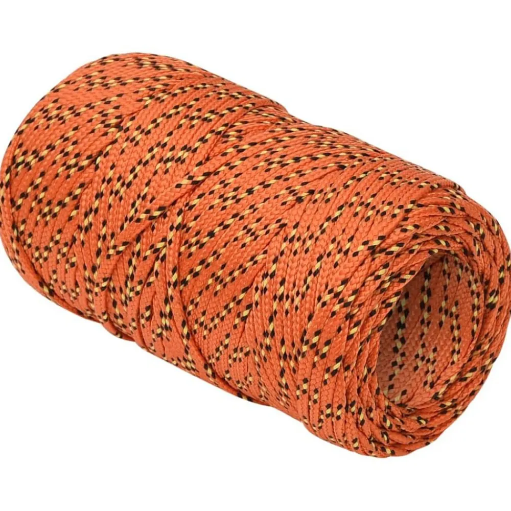 vidaXL Cuerda de barco polipropileno 2 mm 25 m Naranja Sale
