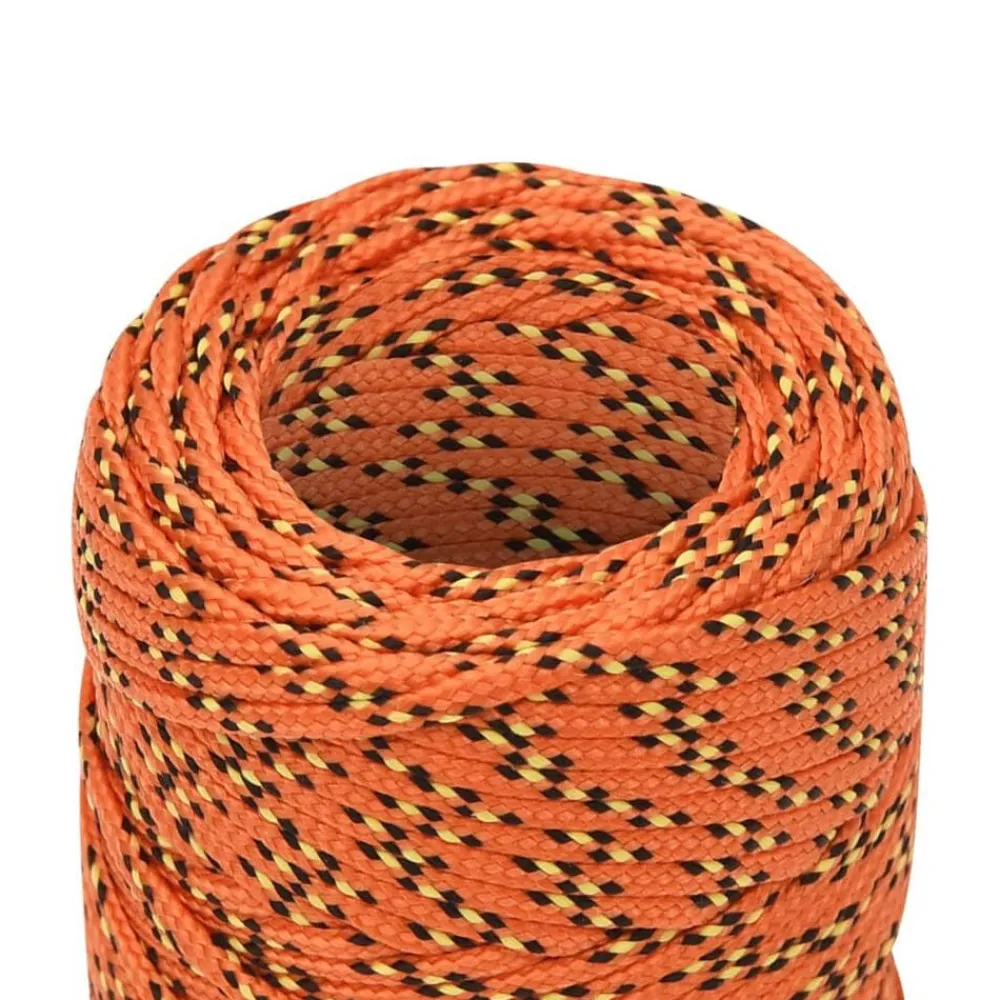 vidaXL Cuerda de barco polipropileno 2 mm 25 m Naranja Sale