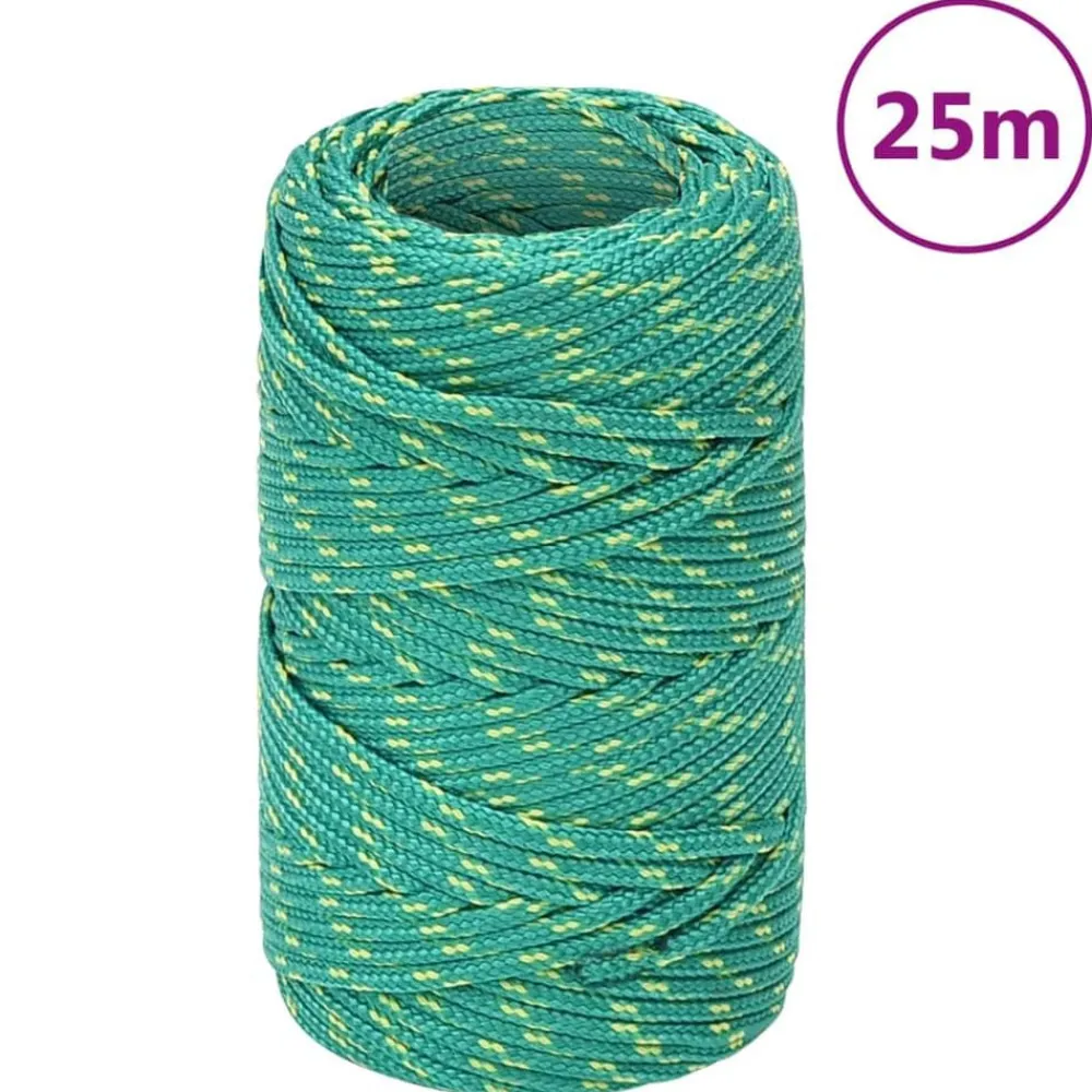 vidaXL Accesorios De Bricolaje-Cuerda de barco polipropileno 2 mm 25 m