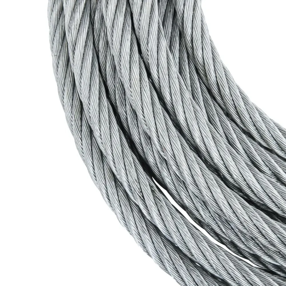 vidaXL Manipulación De Materiales-Cuerda de cable 3200 kg 20 m