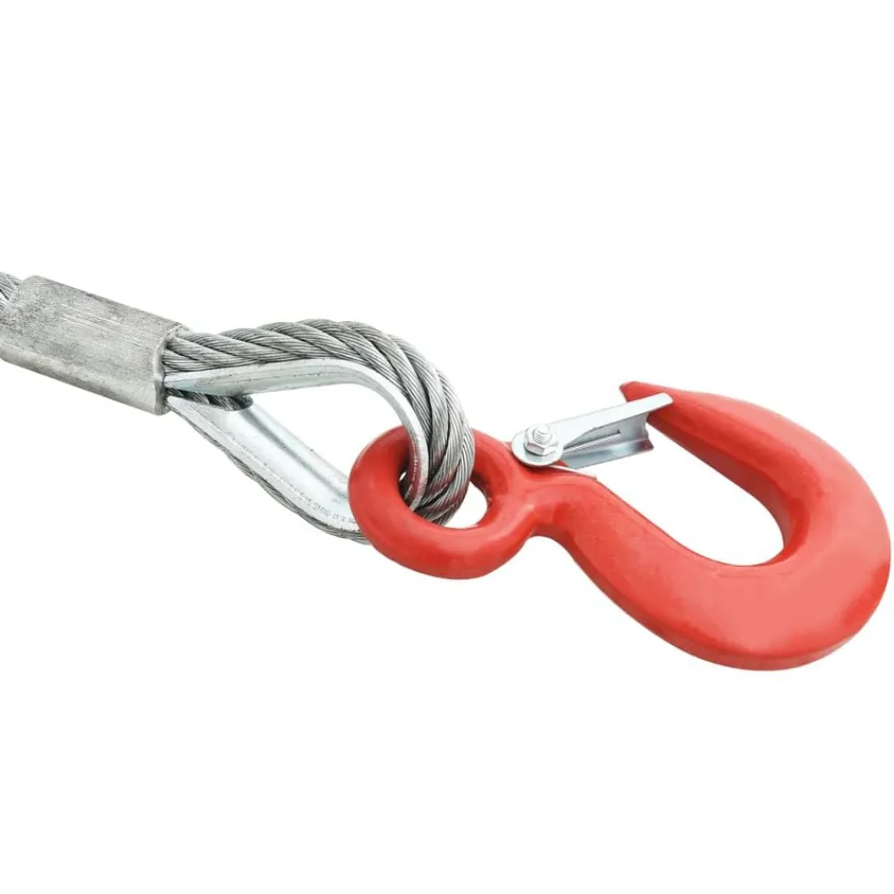 vidaXL Manipulación De Materiales-Cuerda de cable 3200 kg 20 m