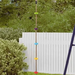 vidaXL Cuerda de Escalada Multicolor 10,5 x 10,5 x 201 cm Poliéster New