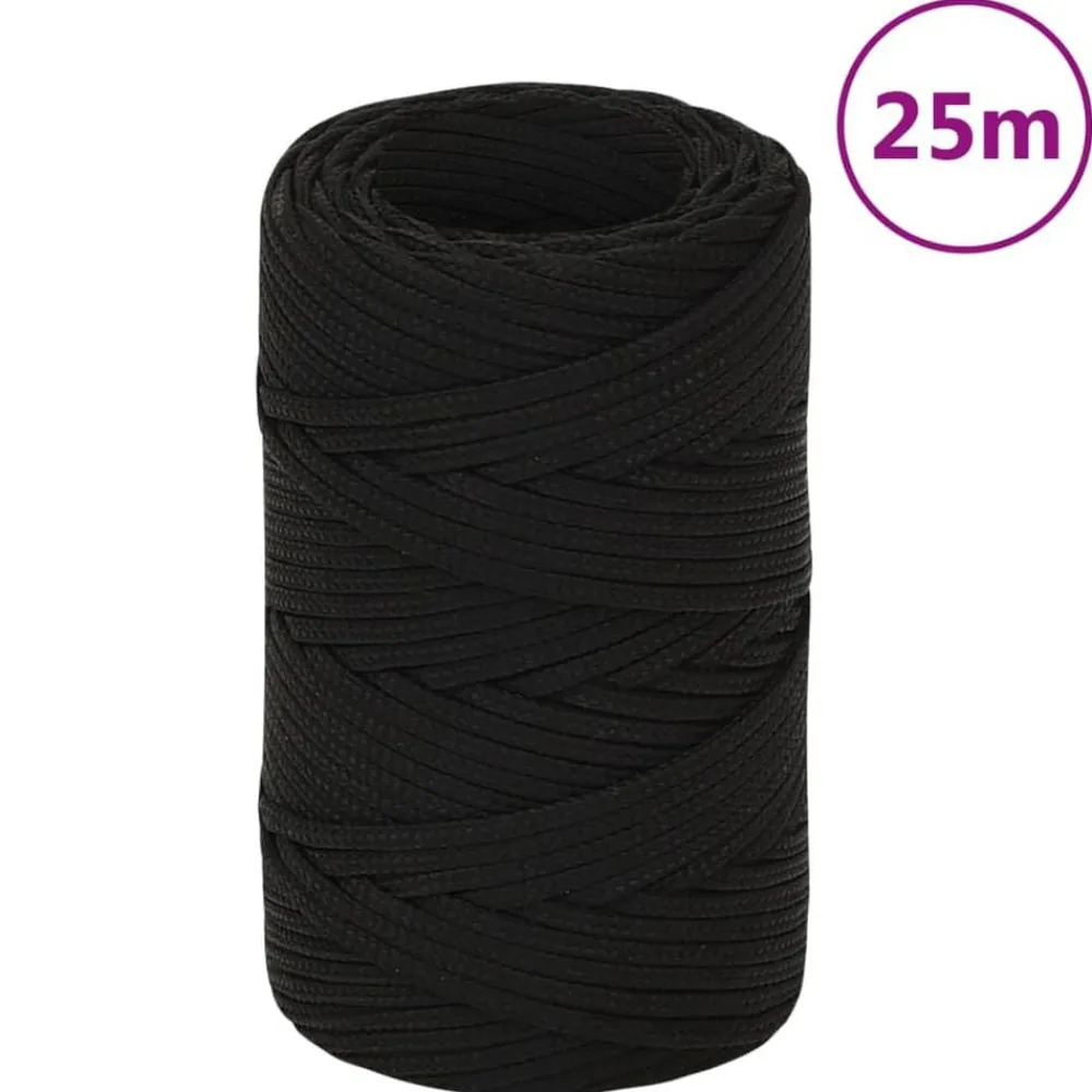 vidaXL Accesorios De Bricolaje-Cuerda de trabajo poliéster 2 mm 25 m