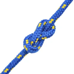 vidaXL Cuerda marina de polipropileno 6 mm 100 m Azul Clearance
