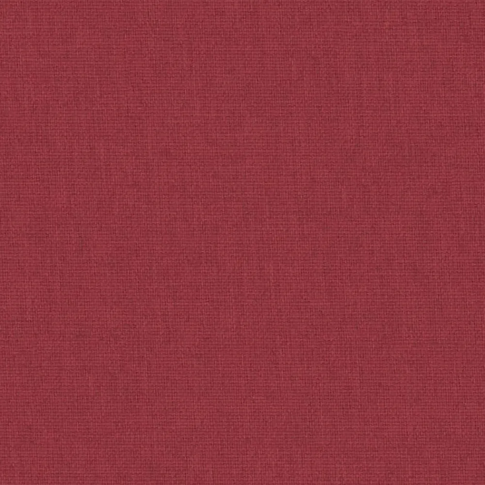 vidaXL Cuna con colchón tela de lino Rojo New