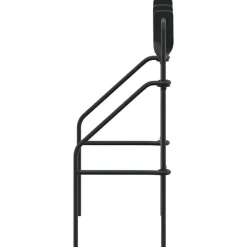 vidaXL de restablecimiento Negro 26 x 13 x 31 cm Acero Outlet