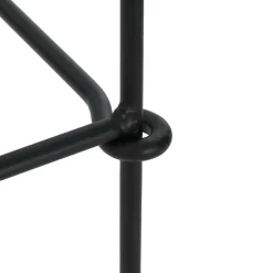 vidaXL de restablecimiento Negro 26 x 13 x 31 cm Acero Outlet