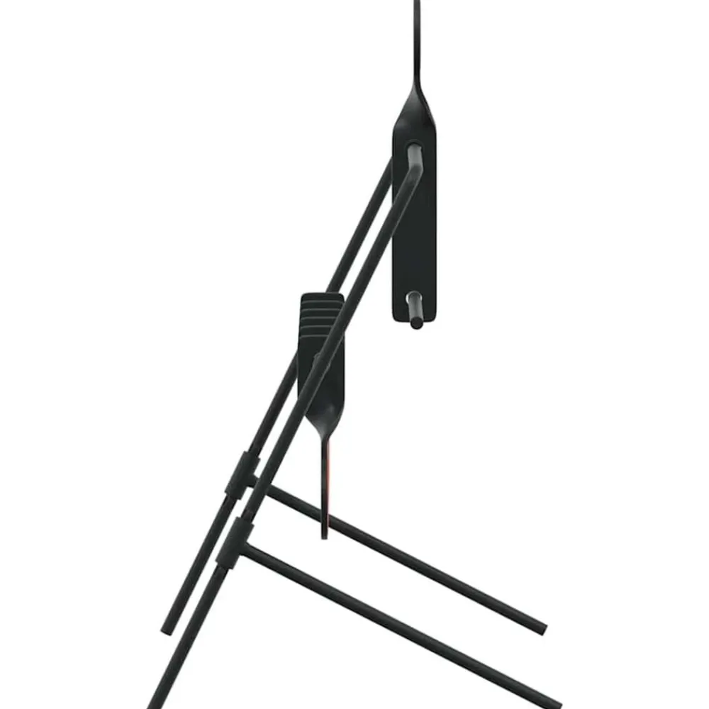 vidaXL de restablecimiento Negro 38 x 20 x 33.5 cm Acero Sale