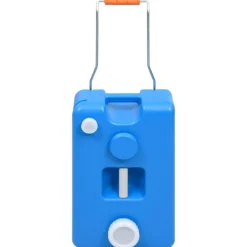 vidaXL Depósito de agua con ruedas para camping 25 L Azul Clearance