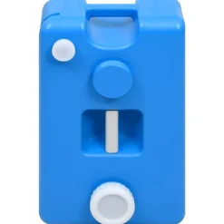 vidaXL Depósito de agua con ruedas para camping 25 L Azul Clearance