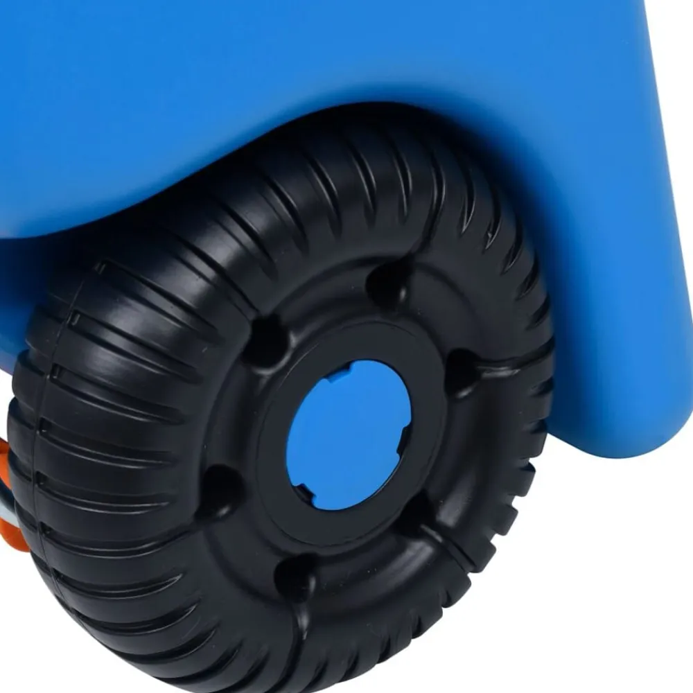 vidaXL Depósito de agua con ruedas para camping 25 L Azul Clearance
