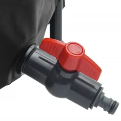 vidaXL Depósito de agua plegable con grifo PVC 750 l Negro Hot