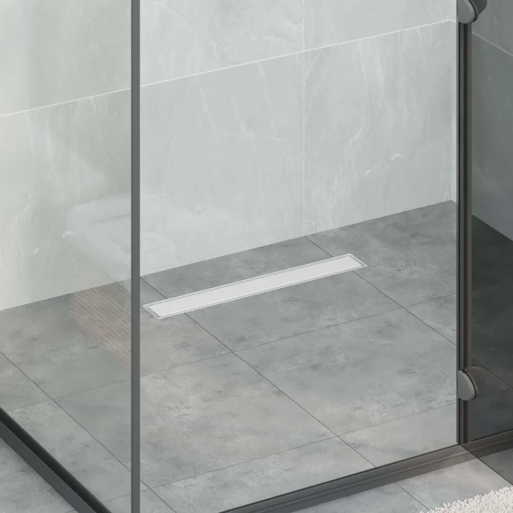 vidaXL Desagüe de ducha 2 en 1 con sifón de 360° Plateado Discount