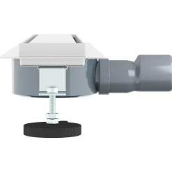 vidaXL Desagüe de ducha 2 en 1 con sifón de 360° Plateado Discount