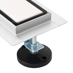 vidaXL Desagüe de ducha 2 en 1 con sifón de 360° Plateado Discount