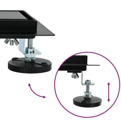 vidaXL Desagüe de ducha 2 en 1 con sifón de 360° 50 cm Negro