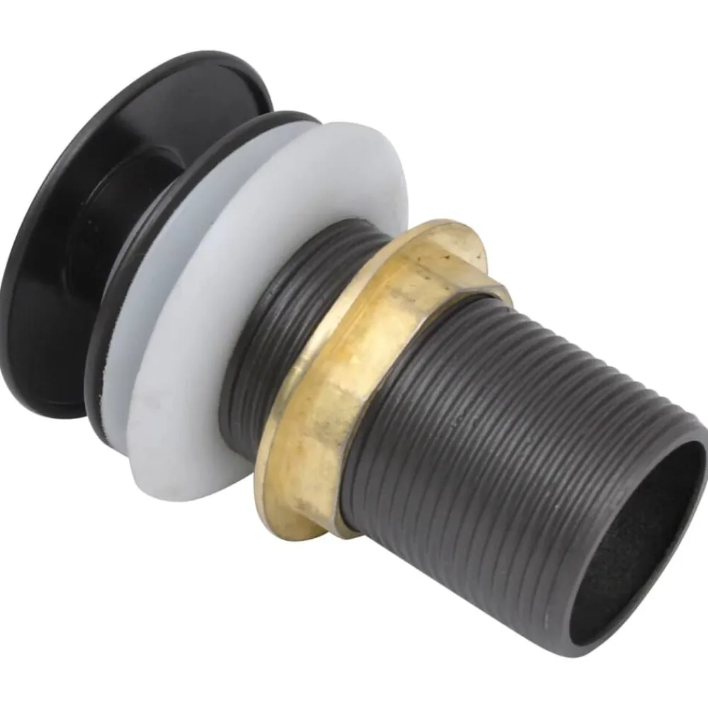 vidaXL Fontanería-Desagüe de empuje sin función desbordamiento 6,4x6,4x9,1cm