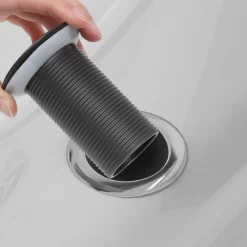 vidaXL Fontanería-Desagüe de empuje sin función desbordamiento 6,4x6,4x9,1cm