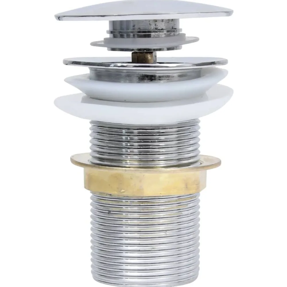 vidaXL Fontanería-Desagüe empuje sin función desbordamiento 6,4x6,4x9,1cm