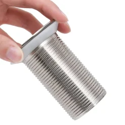 vidaXL Fontanería-Desagüe empuje sin función desbordamiento 6,4x6,4x9,1cm