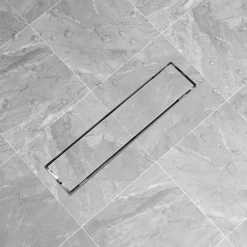 vidaXL Desagüe lineal de ducha de acero inoxidable 530x140 mm Outlet