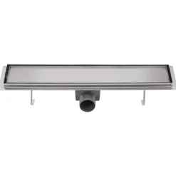vidaXL Desagüe lineal de ducha de acero inoxidable 530x140 mm Outlet