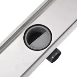 vidaXL Desagüe lineal de ducha de acero inoxidable 530x140 mm Outlet