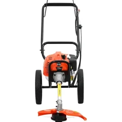 vidaXL Desbrozadora con ruedas naranja 52 cc 1,45 kW Online
