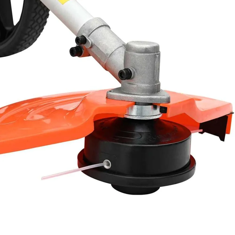 vidaXL Desbrozadora con ruedas naranja 52 cc 1,45 kW Online