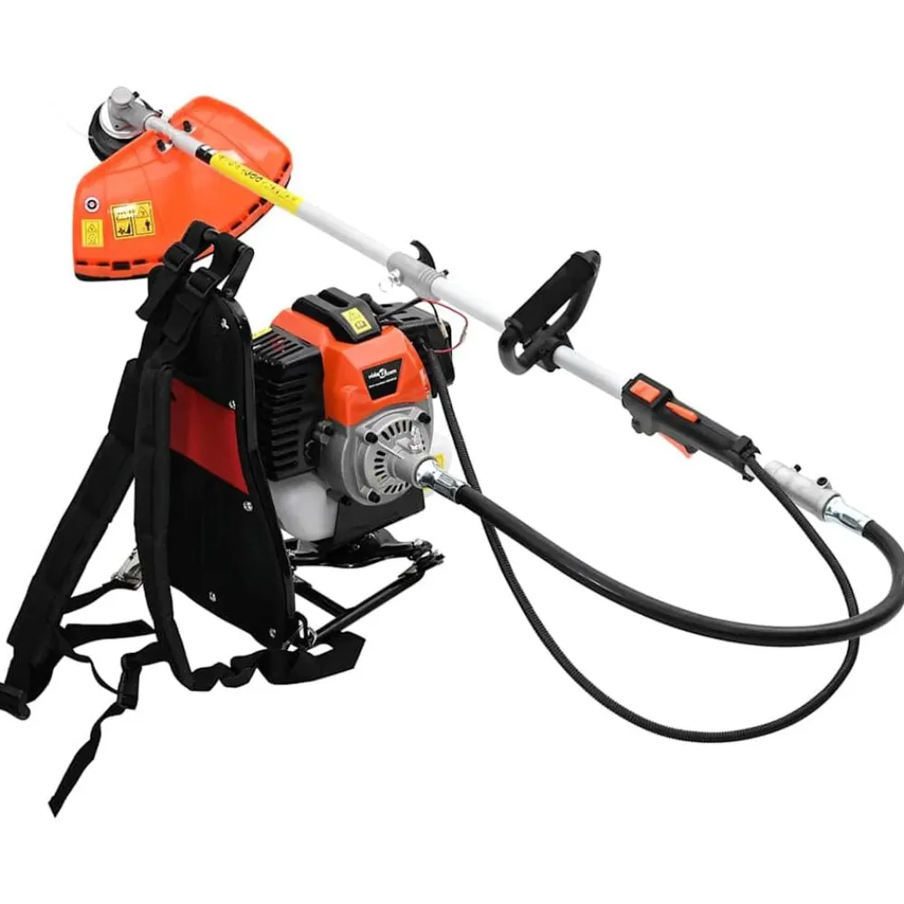 vidaXL Accesorios Para Herramientas-Desbrozadora Mochila Diseño Naranja 52 cc 1,45 kW