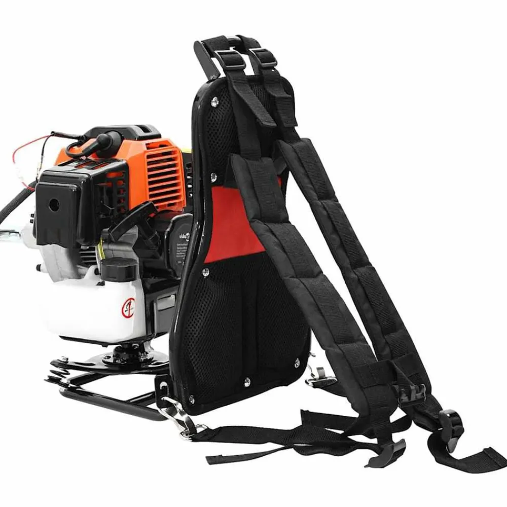 vidaXL Accesorios Para Herramientas-Desbrozadora Mochila Diseño Naranja 52 cc 1,45 kW