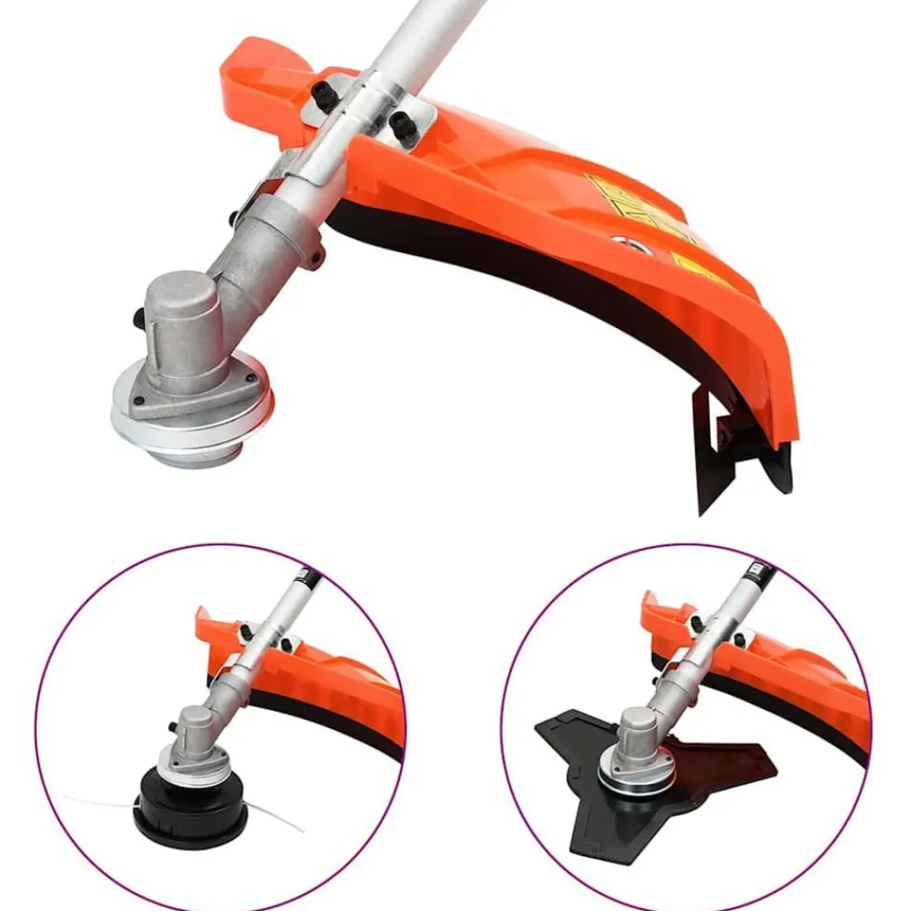 vidaXL Desbrozadora multifunción 4 en 1 color naranja 52 cc 1,45 kW Discount