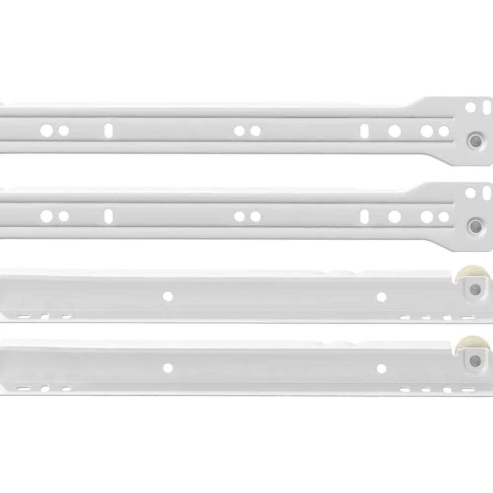 vidaXL Deslizador de cajón 2 pcs 250 mm Acero Hot