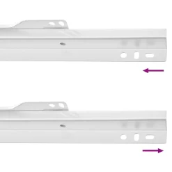 vidaXL Deslizador de cajón 2 pcs 250 mm Acero Hot