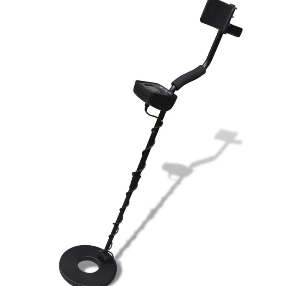 vidaXL Dispositivos De Detección Y Cinturones-Detector de metales 21 cm búsqueda 300 cm pantalla LCD