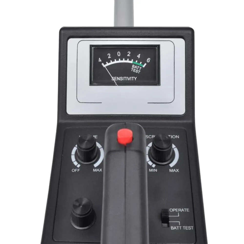 vidaXL Dispositivos De Detección Y Cinturones-Detector de metales manual búsqueda profunda hasta 60 cm
