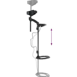 vidaXL Detector de metales auto tune profundidad 18 cm con puntero Online
