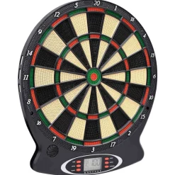 vidaXL Diana electrónica con dardos polipropileno negro Outlet