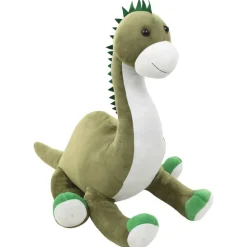 vidaXL Juguetes-Dinosaurio brontsaurus de peluche verde