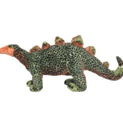vidaXL Dinosaurio Stegosaurus de peluche de pie verde y naranja XXL Clearance