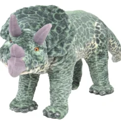 vidaXL Dinosaurio triceratops de peluche de pie verde XXL Outlet