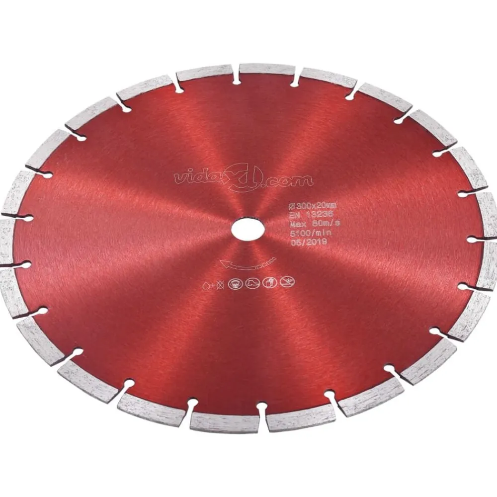 vidaXL Disco de corte de diamante acero 300 mm Sale