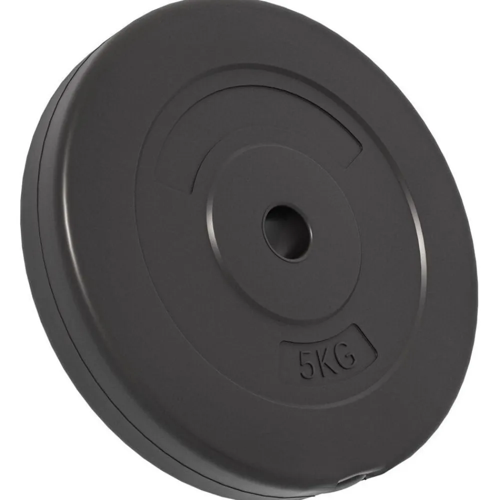 vidaXL Fitness Y Musculación-Discos de pesas 6 piezas cemento 30 kg