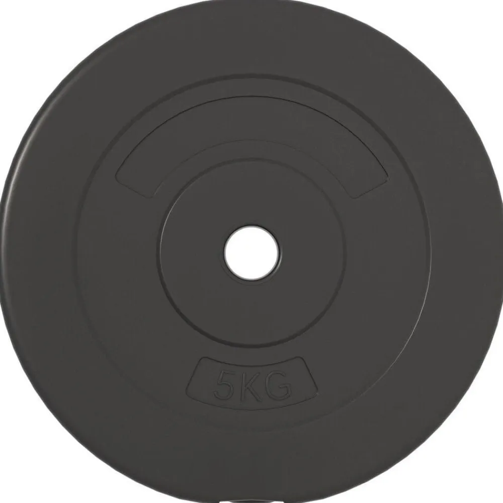 vidaXL Fitness Y Musculación-Discos de pesas 6 piezas cemento 30 kg