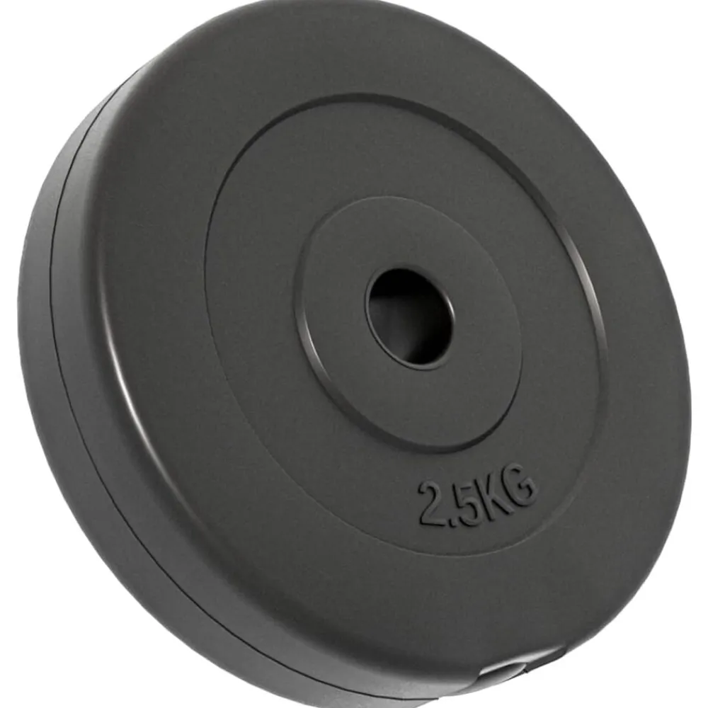 vidaXL Fitness Y Musculación-Discos de pesas 6 piezas cemento 30 kg