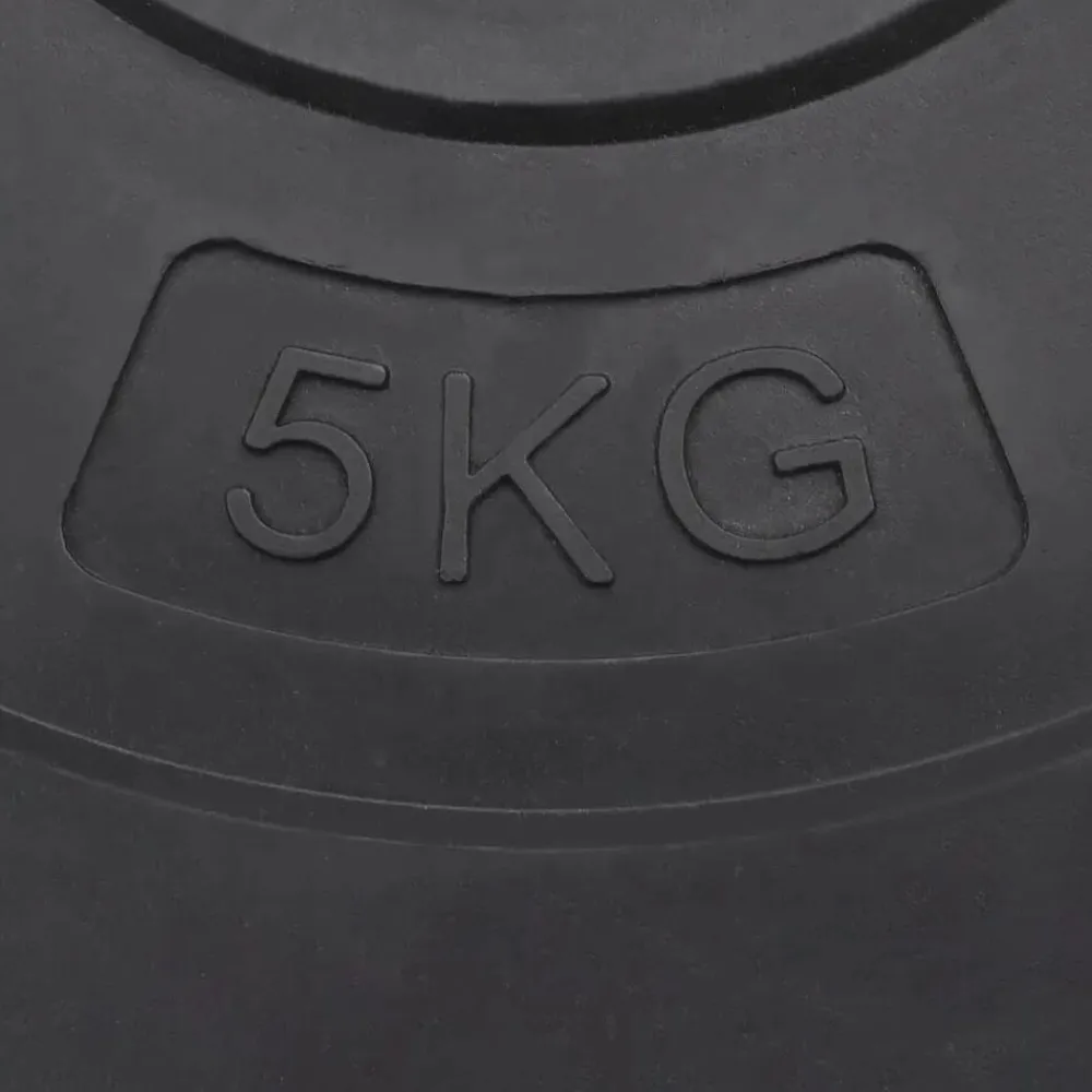 vidaXL Fitness Y Musculación-Discos de pesas 6 piezas cemento 30 kg