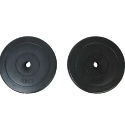 vidaXL Discos de pesas 2 unidades 10 kg New